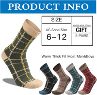 Comfortable Men's Thermal Socks (5 Pairs) - Kevin-Multicoloured 1-State of Style