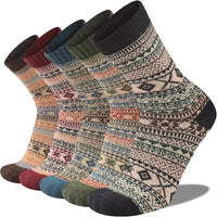 Comfortable Men’s Thermal Socks (5 Pairs) - Kevin-Multicoloured 2-State of Style