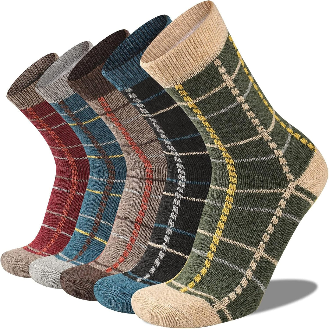 Comfortable Men’s Thermal Socks (5 Pairs) - Kevin-Multicoloured 6-State of Style