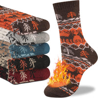 Comfortable Men’s Thermal Socks (5 Pairs) - Kevin-Multicoloured 7-State of Style