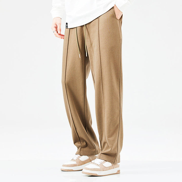 Comfortable Men's Track Pants - Liam-Khaki-L-State of Style