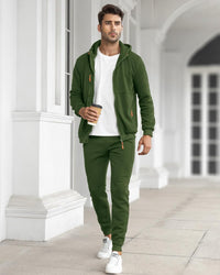 Comfortable Men's Tracksuit - Jamie-Green-S-State of Style