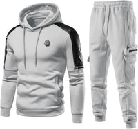 Comfortable Men's Tracksuit with Hoodie - Jason-Beige-S-State of Style