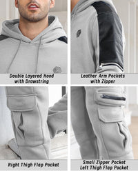 Comfortable Men's Tracksuit with Hoodie - Jason-Beige-S-State of Style