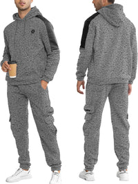 Comfortable Men's Tracksuit with Hoodie - Jason-Beige-S-State of Style