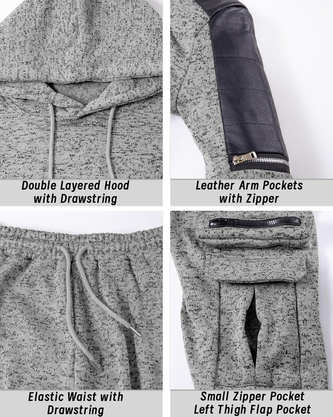 Comfortable Men's Tracksuit with Hoodie - Jason-Beige-S-State of Style