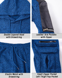 Comfortable Men's Tracksuit with Hoodie - Jason-Beige-S-State of Style