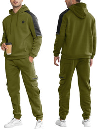 Comfortable Men's Tracksuit with Hoodie - Jason-Beige-S-State of Style