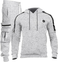 Comfortable Men's Tracksuit with Hoodie - Jason-Light Camouflage-S-State of Style