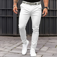 Comfortable Men's Trousers - Elias-White-S-State of Style