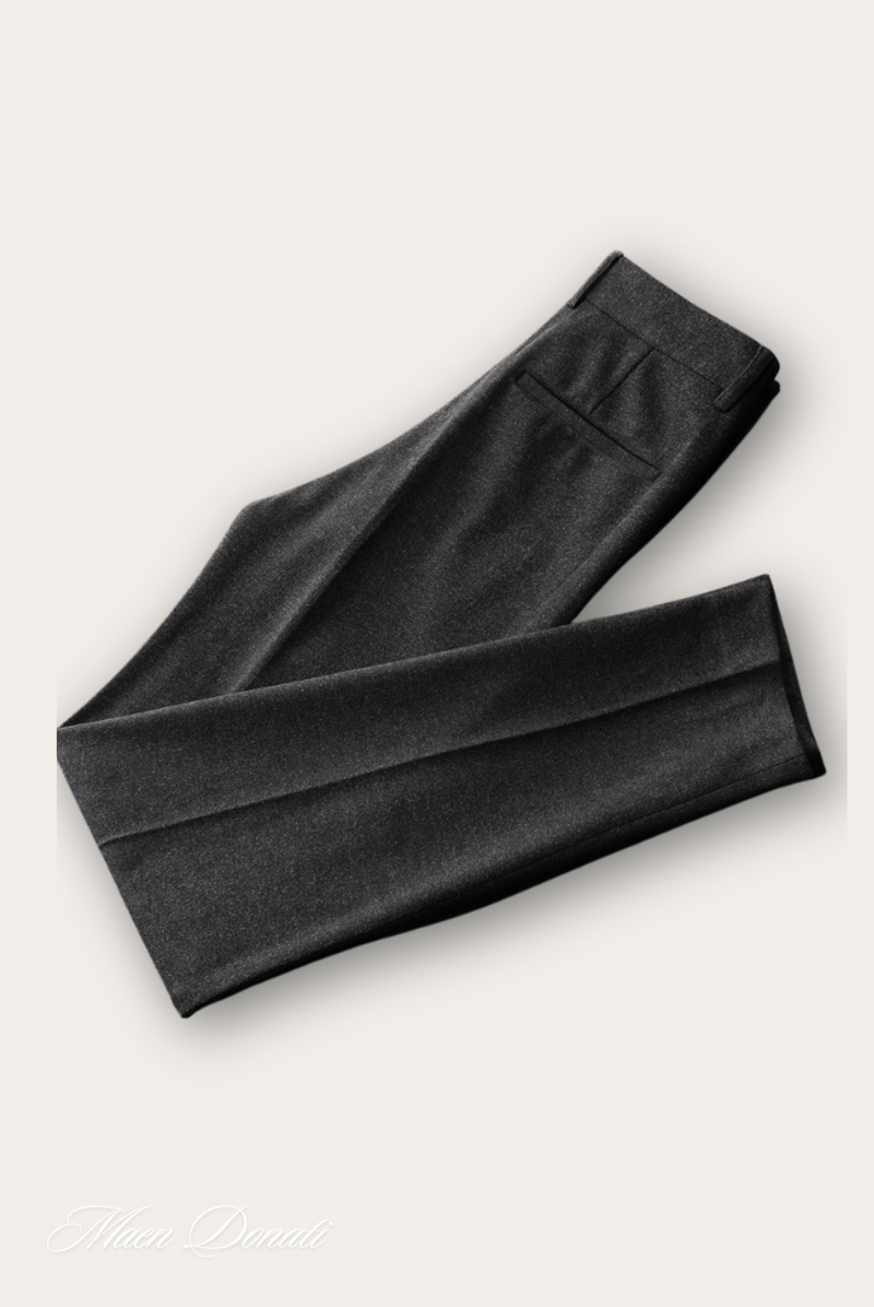 Comfortable Men's Trousers - Oliver-Dark Grey-29-State of Style
