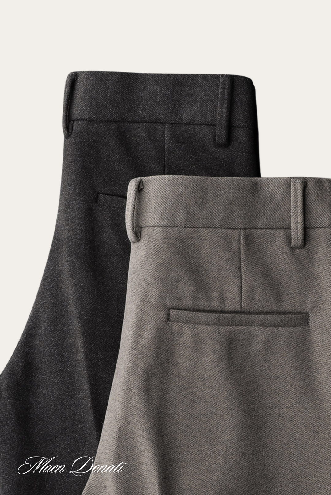 Comfortable Men's Trousers - Oliver-Light Grey-29-State of Style