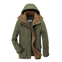 Comfortable Men's Winter Jacket with Multiple Pockets - Max-Green-XS-State of Style