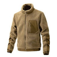 Comfortable Men's Wool Coat - Thomas-Khaki-M-State of Style