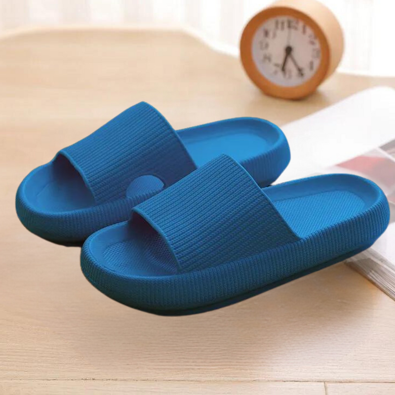 Comfortable Non-Slip Bath Slippers for Women - Elaya-Blue-3-State of Style