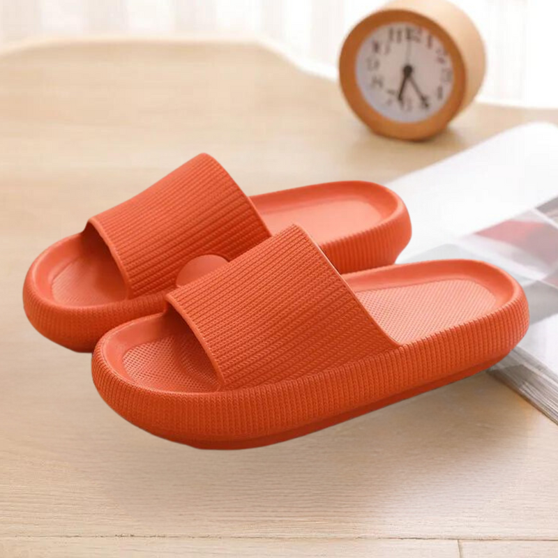 Comfortable Non-Slip Bath Slippers for Women - Elaya-Orange-3-State of Style