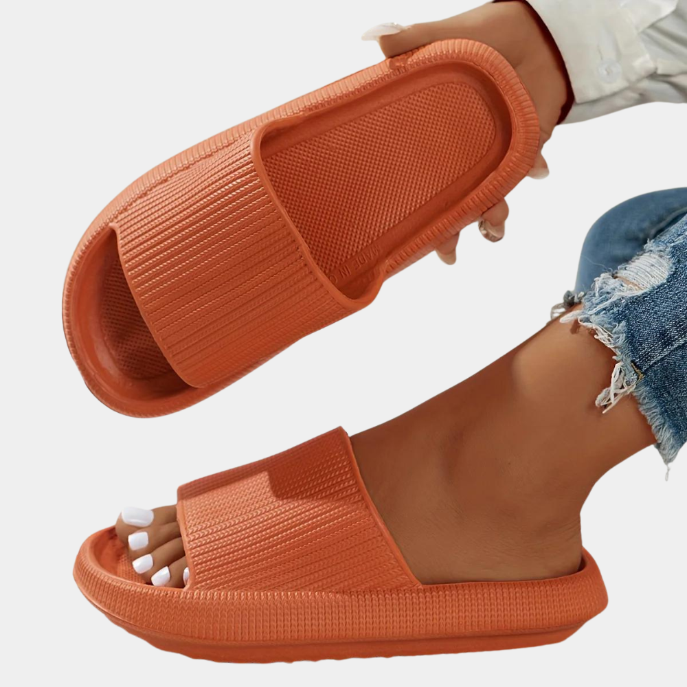 Comfortable Non-Slip Bath Slippers for Women - Elaya-Yellow-3-State of Style