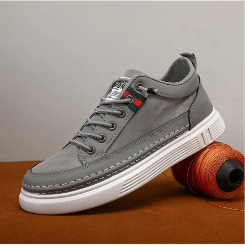 Comfortable Orthopaedic Men's Shoes - Jasper-Grey-6-State of Style