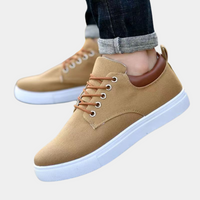 Comfortable orthopaedic men's shoes with support function for everyday use – Leon-Khaki-6-State of Style