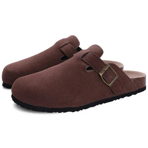 Comfortable Orthopaedic Slippers | Support and Style for All Day-Bordeaux Red-3.5-State of Style