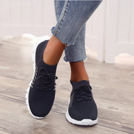 Comfortable Orthopaedic Sneakers-Black-3.0-State of Style
