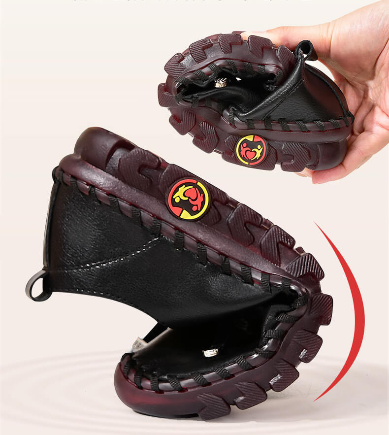 Comfortable Orthopaedic Women's Slip-ons - Elena-Black-3-State of Style