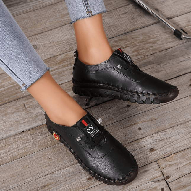 Comfortable Orthopaedic Women’s Slip-Ons – Elena-Black-4-State of Style