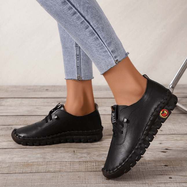 Comfortable Orthopaedic Women’s Slip-Ons – Elena-Black-4-State of Style