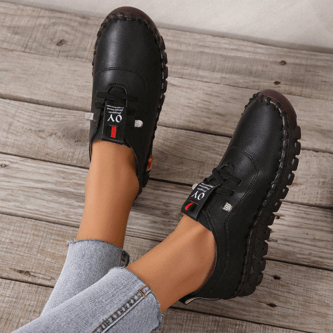 Comfortable Orthopaedic Women’s Slip-Ons – Elena-Black-4-State of Style