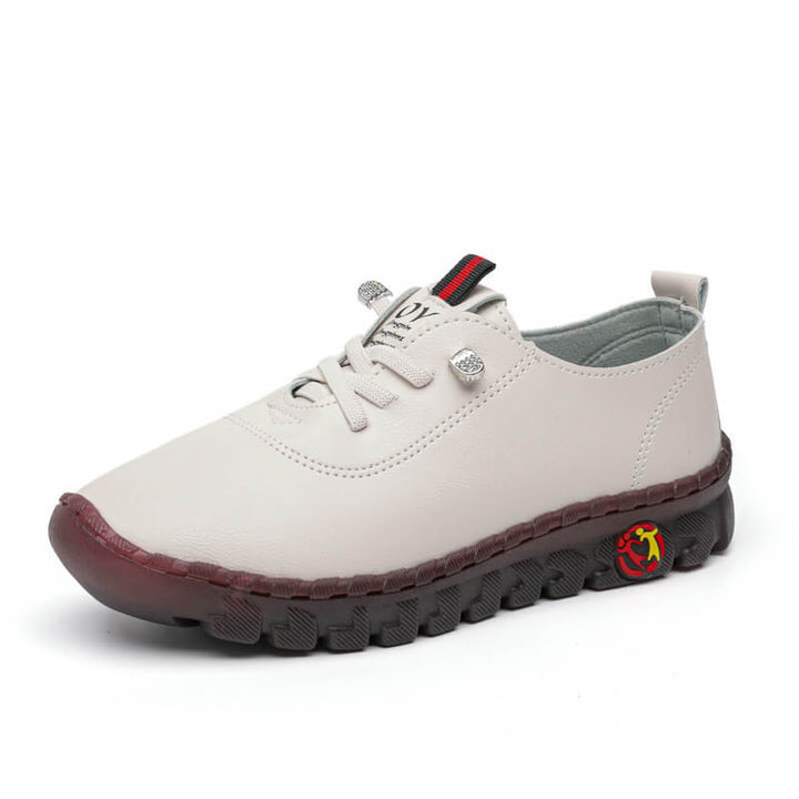 Comfortable Orthopaedic Women’s Slip-Ons – Elena-White-4-State of Style