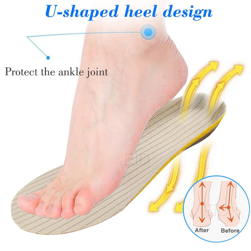 Comfortable Orthopedic Insoles for Flat Feet - FlexiArch-S-1 pair-State of Style