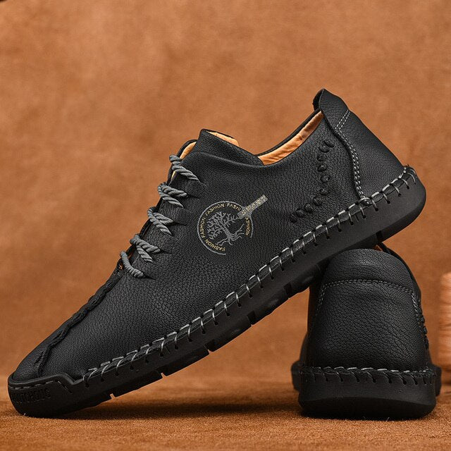 Comfortable Orthopedic Men's Sneakers - Max-Black-5.5-State of Style
