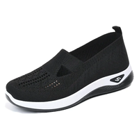 Comfortable orthopedic summer shoes with cushioning – Tessa-Black-3.5-State of Style