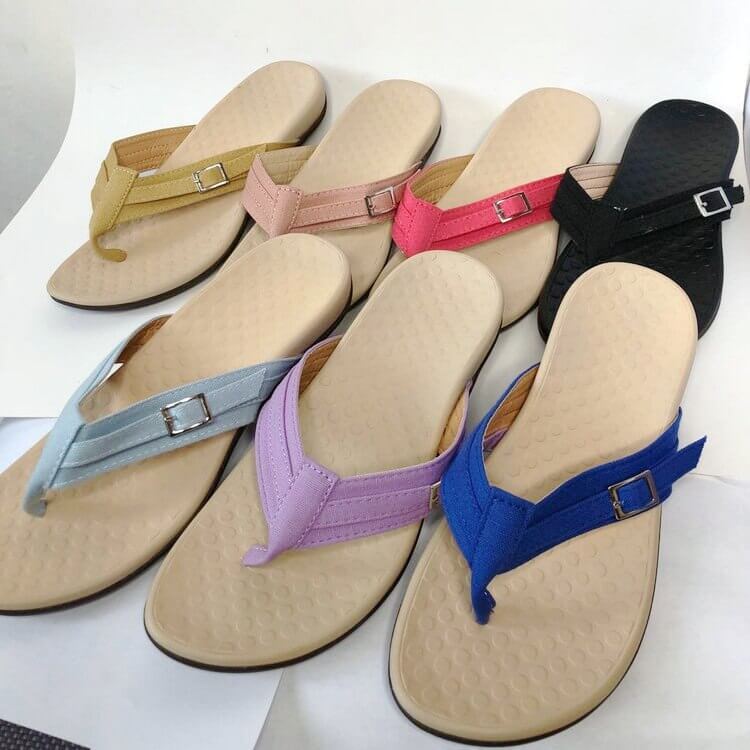 Comfortable orthopedic toe sandals for women - OrthoSummer-Pink-3-State of Style