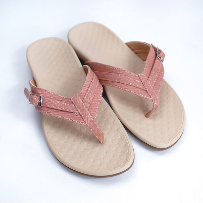 Comfortable orthopedic toe sandals for women - OrthoSummer-Pink-3-State of Style
