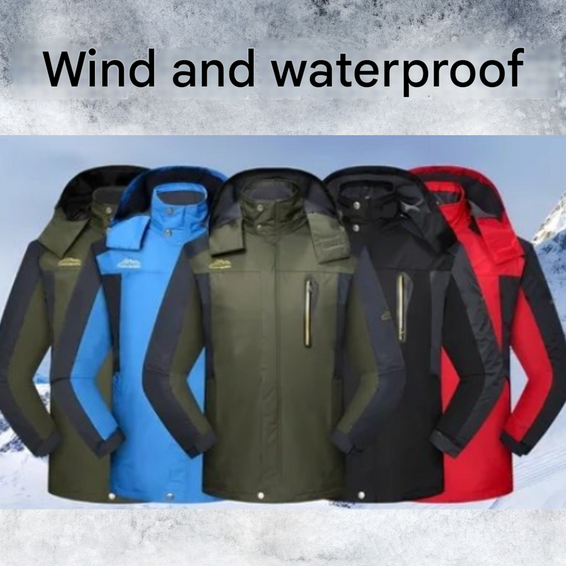 Comfortable Outdoor Jacket - Atlas-Olive Green-M-State of Style