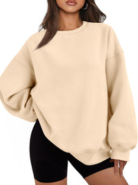Comfortable Oversized Women's Sweater - Ella-Apricot-S-State of Style