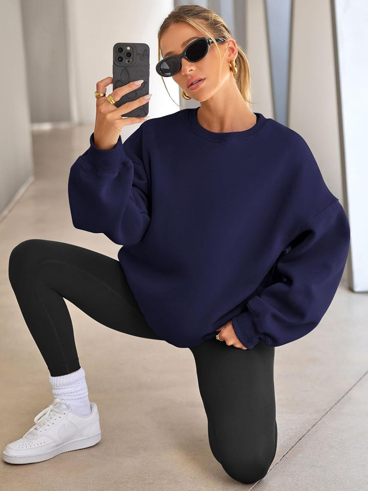 Comfortable Oversized Women's Sweater - Ella-Apricot-S-State of Style