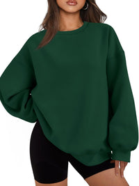 Comfortable Oversized Women's Sweater - Ella-Dark Green-S-State of Style