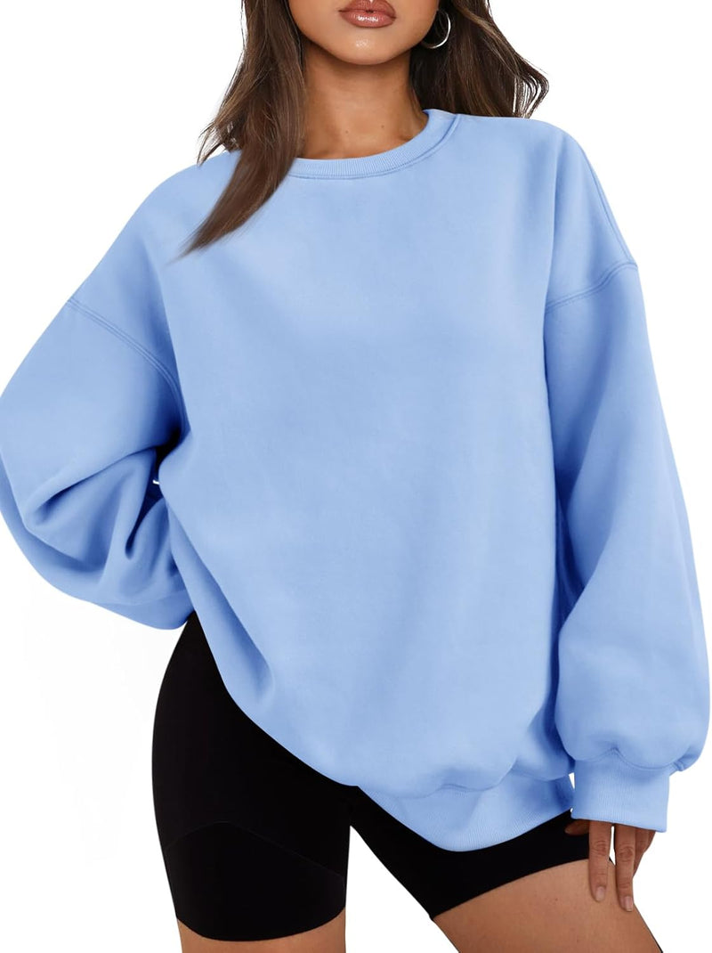 Comfortable Oversized Women's Sweater - Ella-Light Blue-S-State of Style