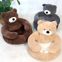 Comfortable Pet Bed - CozyBear-Khaki-Small (suitable for 1-6kg)-State of Style