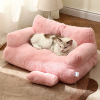 Comfortable Pet Sofa - ComfortNest-Khaki-M - 55 cm-State of Style