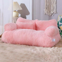 Comfortable Pet Sofa - ComfortNest-Pink-M - 55 cm-State of Style