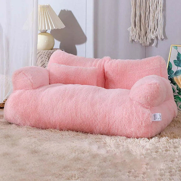 Comfortable Pet Sofa - ComfortNest-Pink-M - 55 cm-State of Style