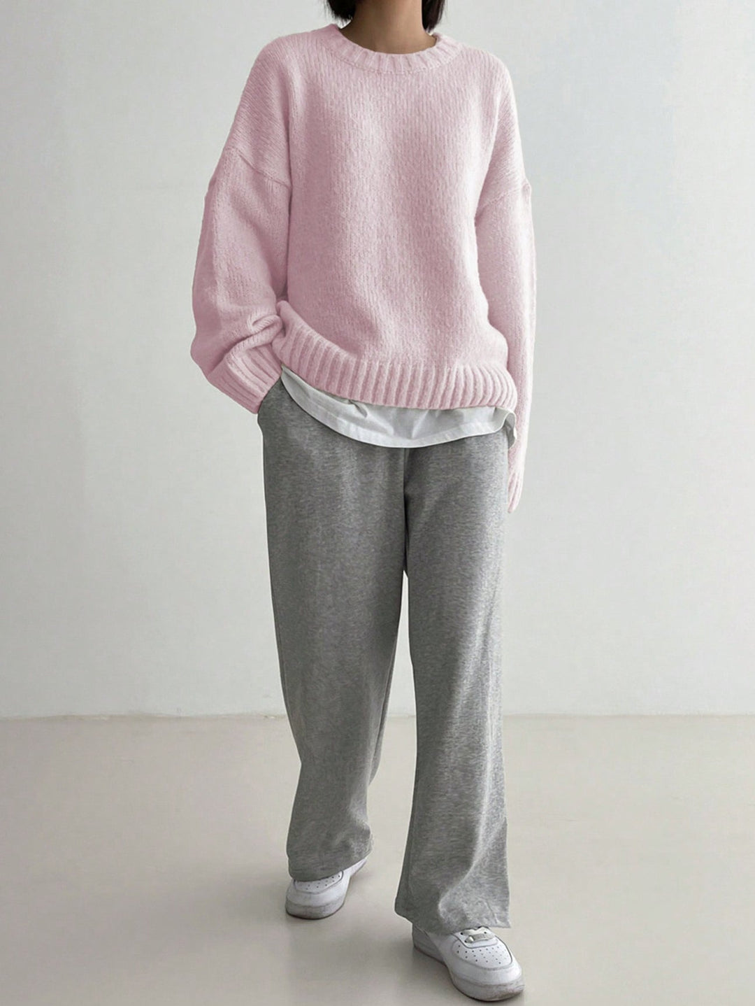 Comfortable Pink Women's Jumper - Livia-S-State of Style