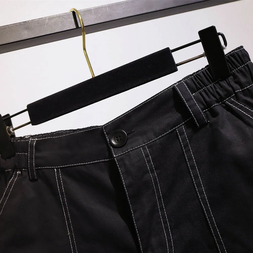 Comfortable Plus-Size Women's Denim Shorts – Stylish & Breathable-Black-5XL-State of Style