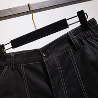 Comfortable Plus-Size Women's Denim Shorts – Stylish & Breathable-Black-5XL-State of Style