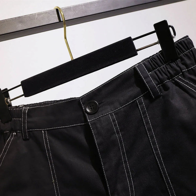 Comfortable Plus-Size Women's Denim Shorts – Stylish & Breathable-Black-5XL-State of Style