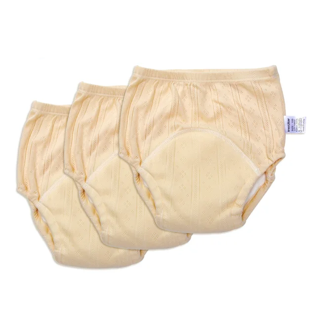 Comfortable Potty Training Underwear - TotTrainer-Beige (3 pieces)-Medium (8-11kg)-State of Style