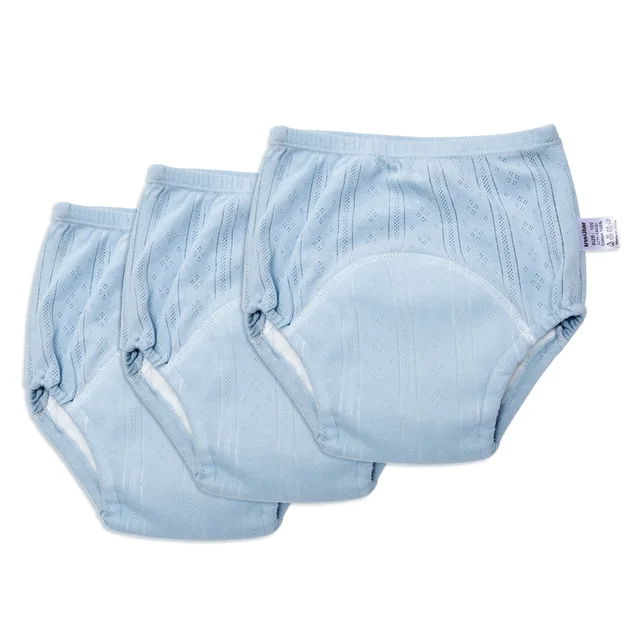 Comfortable Potty Training Underwear - TotTrainer-Blue (3 pieces)-Medium (8-11kg)-State of Style